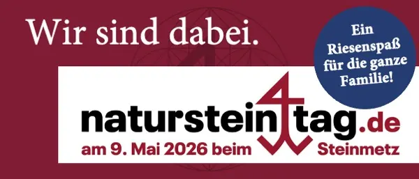 Wir öffnen unsere Tür zum Natursteintag – feiern Sie mit.