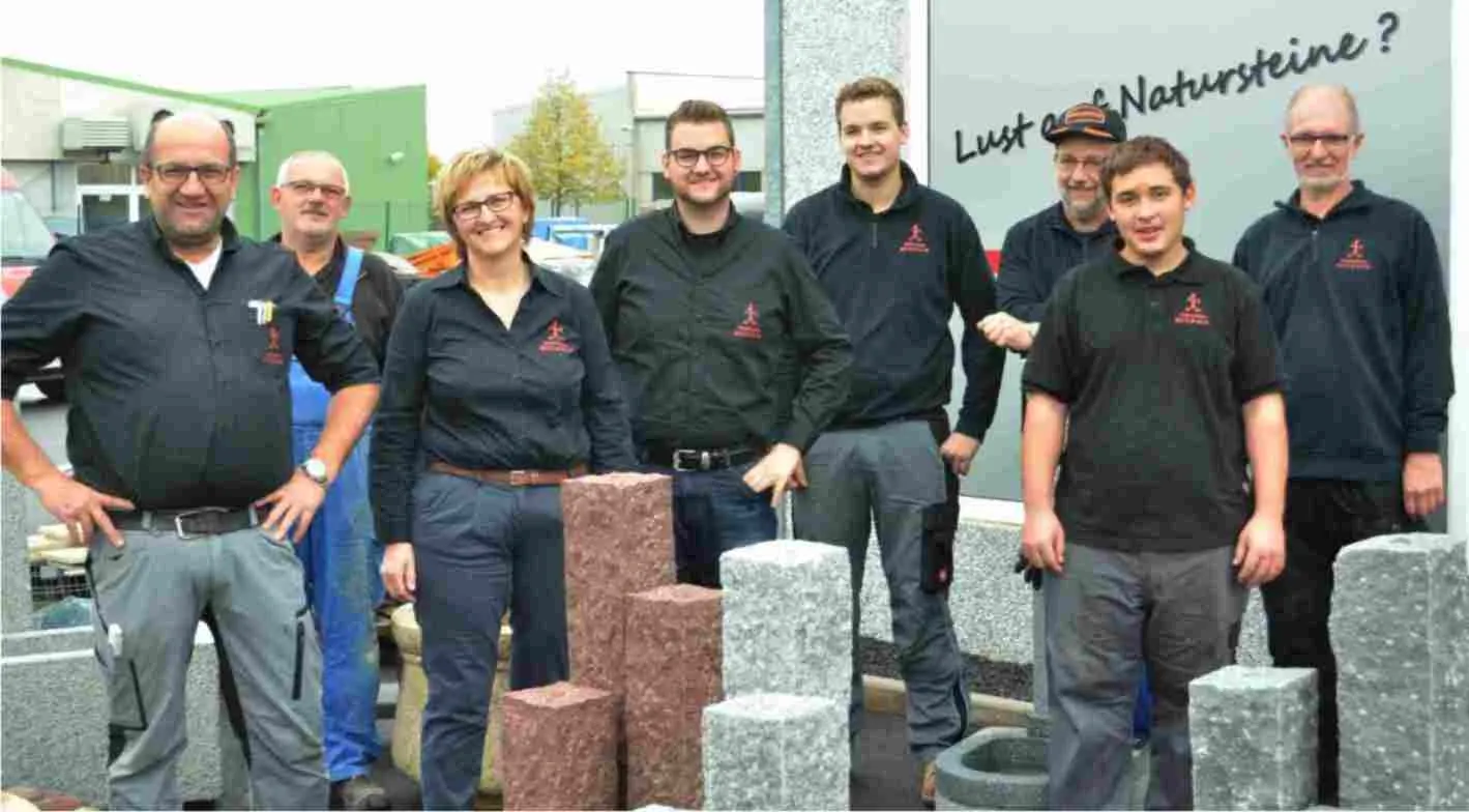 Neuer Auszubildender als Naturwerksteinmechaniker